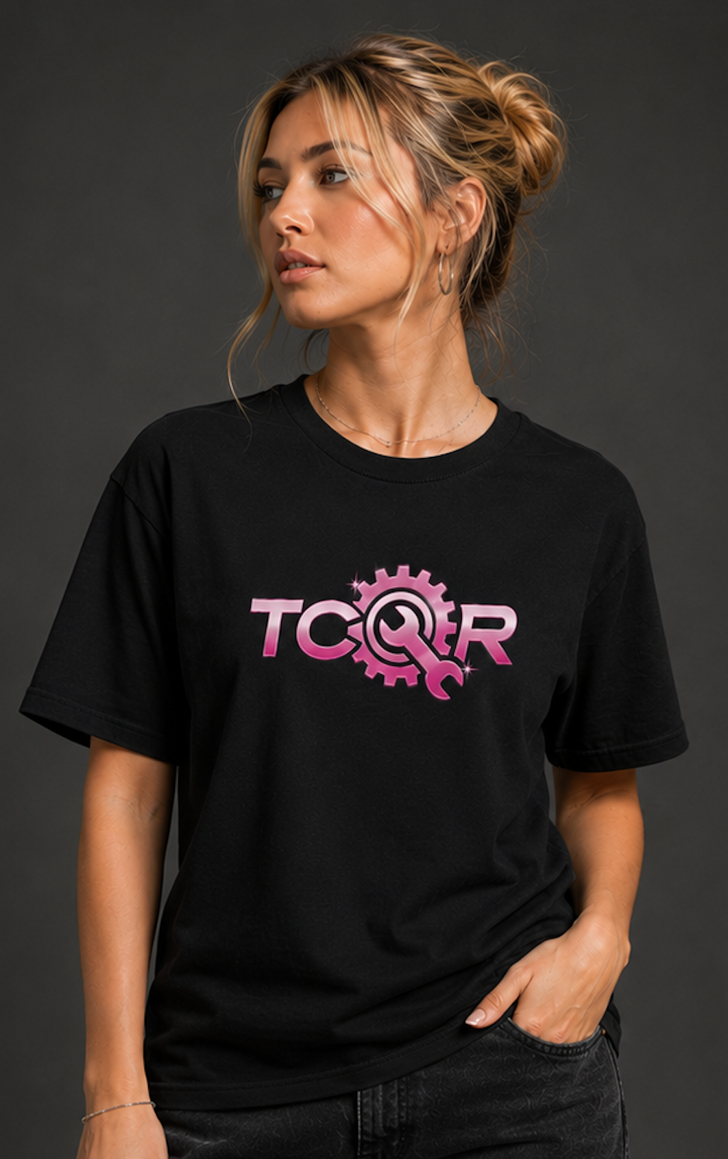 T-shirt TCQR ROSE Collection Femme
