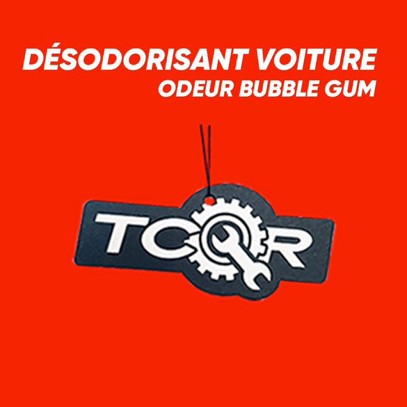 Sent Bon Désodorisant voiture TCQR (Odeur Bubble Gum)