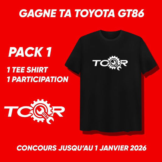 PACK 1 - CONCOURS GT86 T-shirt TCQR