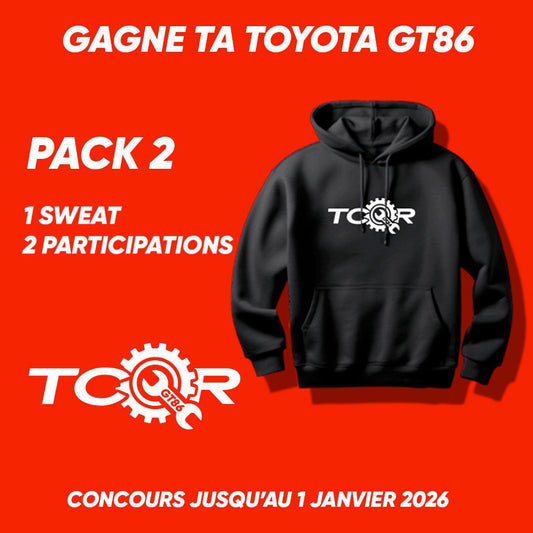 PACK 2 - CONCOURS GT86 Sweat à capuche TCQR