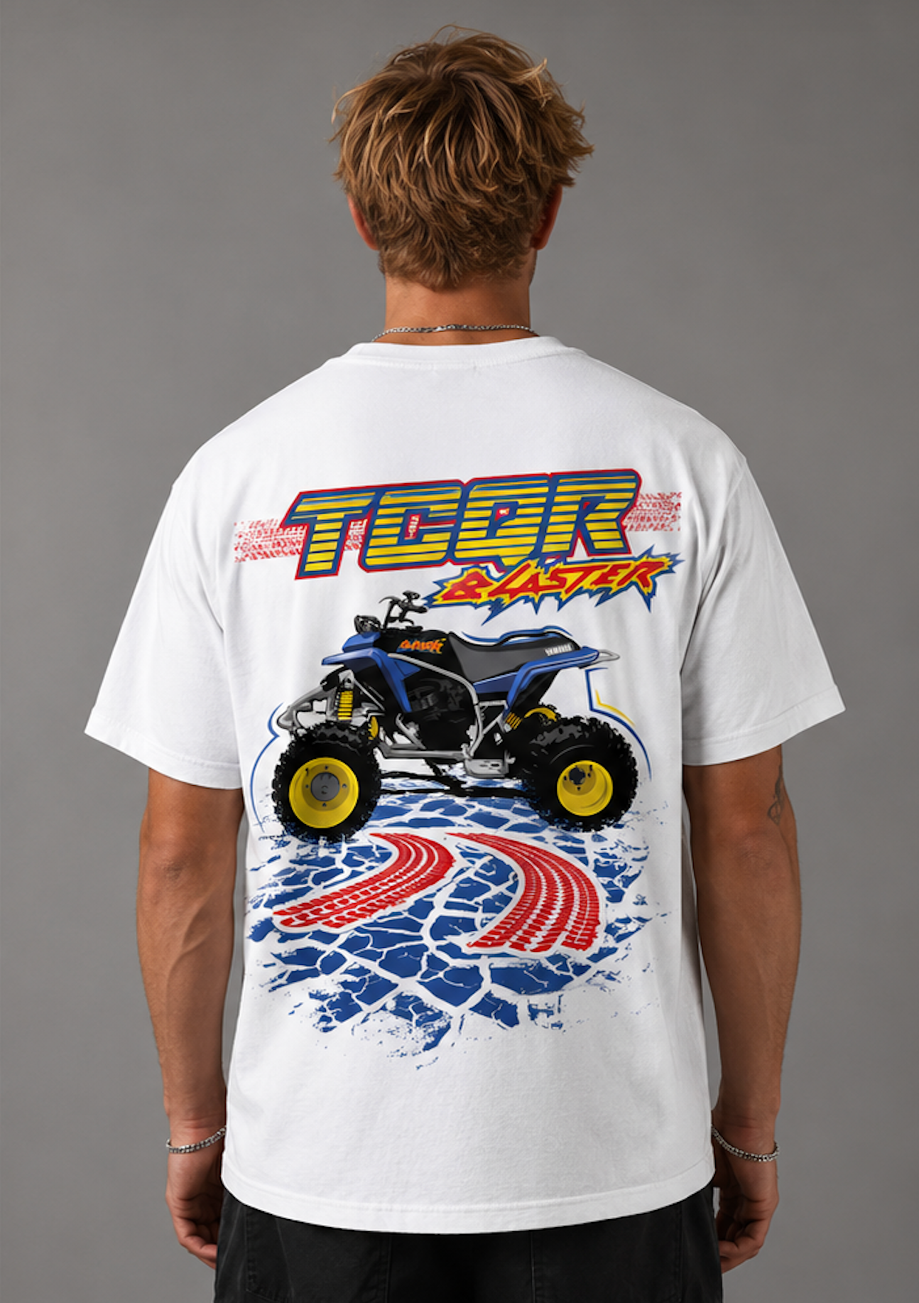 T-shirt TCQR edition Blaster 2026 blanc