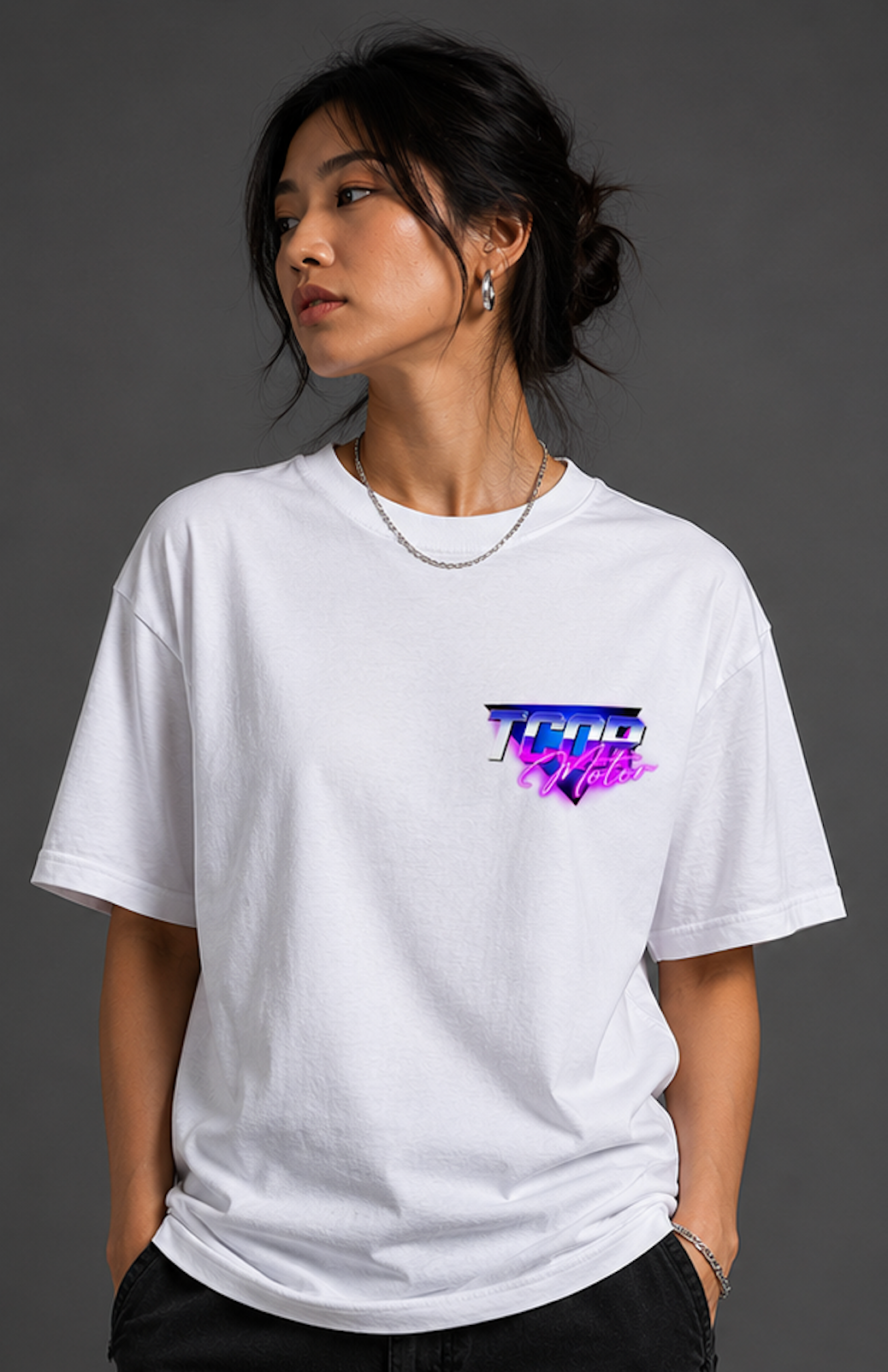 T-shirt TCQR Miami 2026 blanc