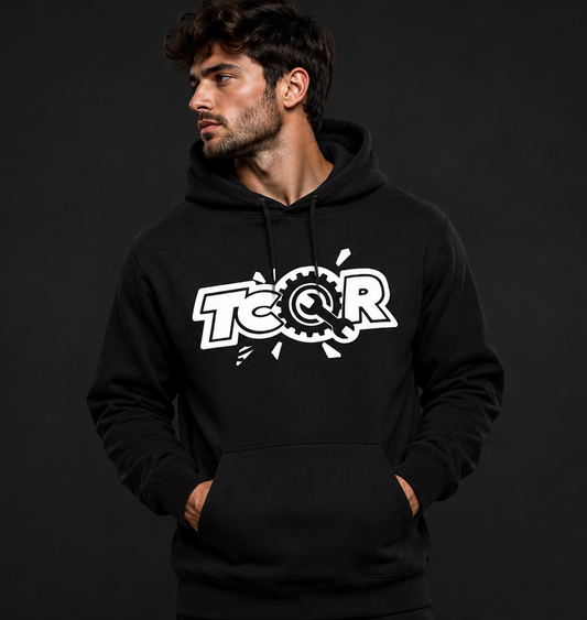 Sweat à Capuche TCQR logo Street noir