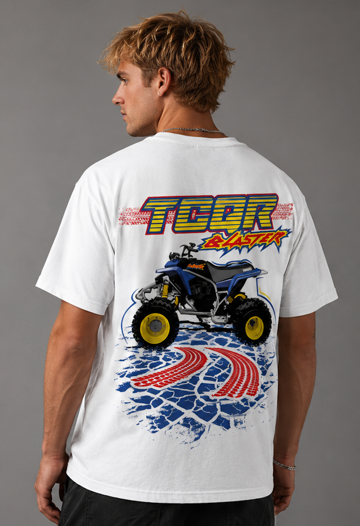 T-shirt TCQR edition Blaster 2026 blanc