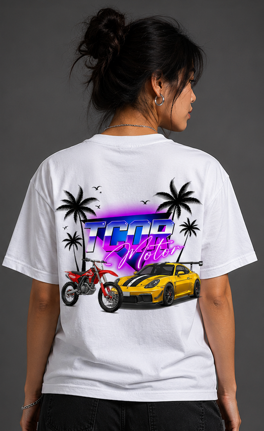 T-shirt TCQR Miami 2026 blanc