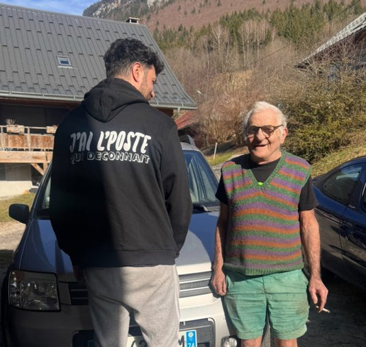Sweat à Capuche TCQR noir - FELIX Edition "J'ai l'poste qui déconnait"